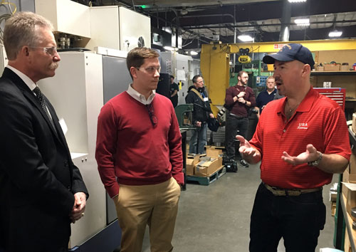 Ecker Tours USA Spares in Carlisle with DCED Secretary Dunkelberger